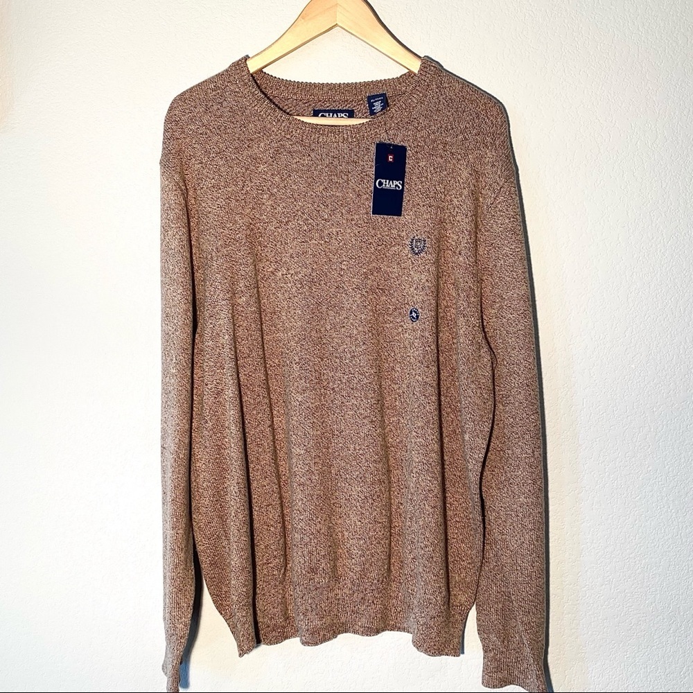 NWT Chaps Brown Sweater